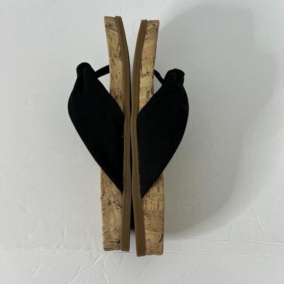 Lifestride Velocity 2.0 Women's Happy Black Thong Sandals Size 9 - Picture 5 of 8